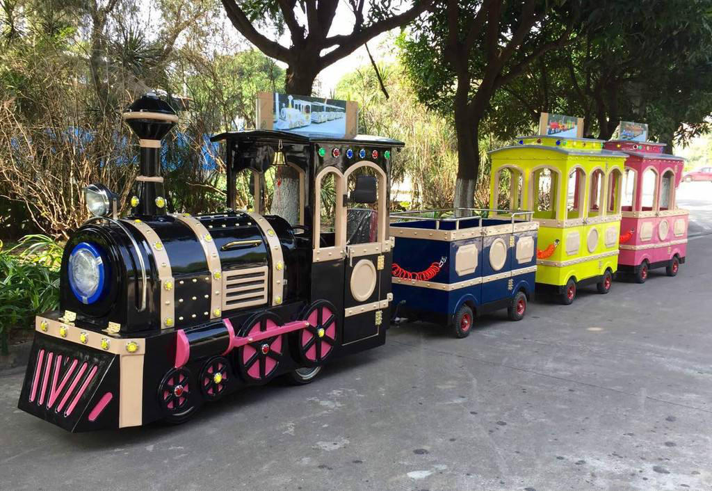 合浦景区广商场无轨观光小火车电动儿童游乐设备小火车可坐人户外玩具